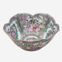 Fuente - Centro de Mesa Chino Famille Rose Pender Peony 1950