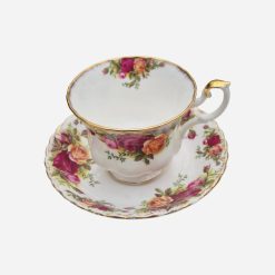 Dúo de Té Inglés Royal Albert Old Country Roses