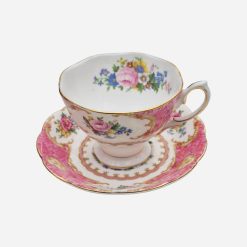 Dúo de Té Inglés Royal Albert Lady Carlyle