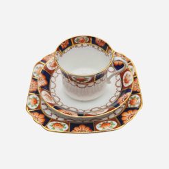 Trío de Té Imarí Heathcote Bone China Circa 1920-1939