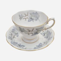 Dúo de Té Inglés Royal Albert Silver Maple