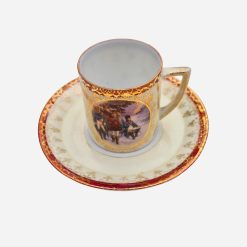 Taza de Café Francesa Sevres Napoleónica